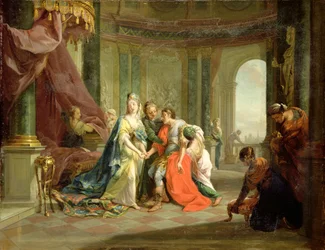 Antonius, tödlich verwundet, mit Kleopatra, ca. 1797-99