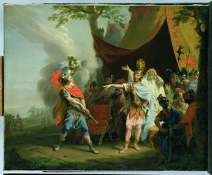 Achilles streitet mit Agamemnon, 1776