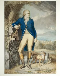 Porträt von Johann Wolfgang von Goethe auf dem Lande