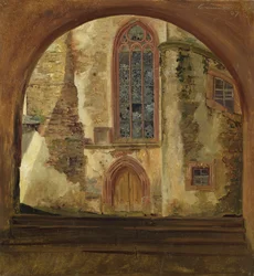 Detail von Schloss Rochsburg in Sachsen