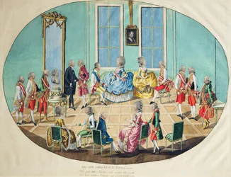 Neujahrsfeier in Wien im Jahr 1782, 1783