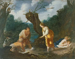 Latona verwandelt die Bauern in Frösche, ca. 1644