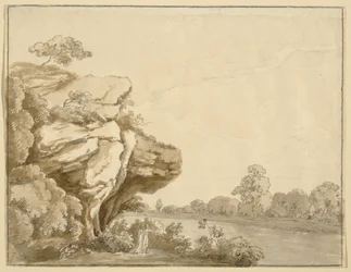 Herr und Dame in Landschaft