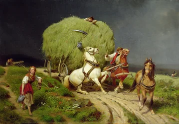 Der Heuwagen, 1874
