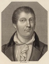 Porträt des Geigers und Komponisten Louis Spohr 1784-1859, 1820