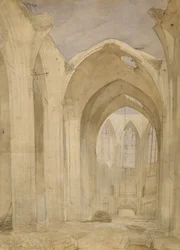 Ruinen von St. Nikolaus, 1842