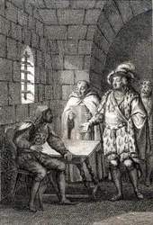Vertrag von Trausnitz: Kaiser Ludwig IV. des Heiligen Römischen Reiches versöhnt sich mit Friedrich dem Schönen (1286-1330) im Jahr 1325