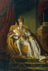Kaiser Ferdinand I. im Krönungsornat
