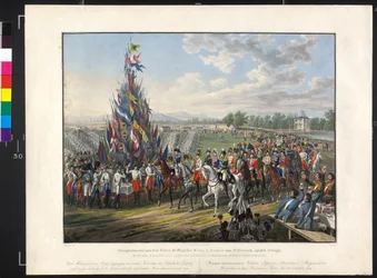 Militärfest im Prater 1814