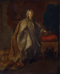 Porträt des Zaren Peter II. von Russland 1715-1730, 1728