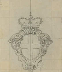 Brunnenanlage im Pfirsichgarten des Oberen Belvederes (Detail)