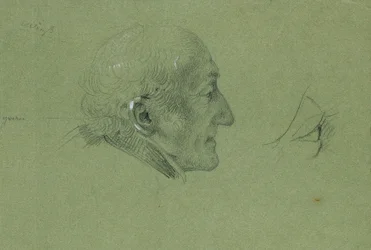Porträtstudie zur "Heimkehr des Landwehrmannes" (1820)