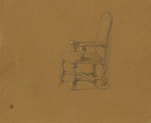 Studie eines Armstuhles