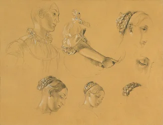 Studie zu "Hermann und Dorothea im Weinberg"