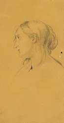 Studie zu "Ossian und Malvina"