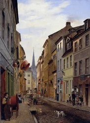 Die Parochialstraße, 1831