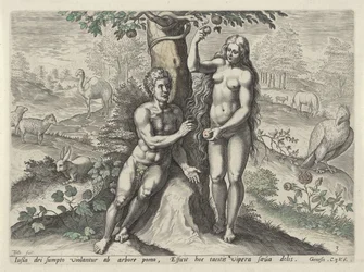 Eva verführt Adam