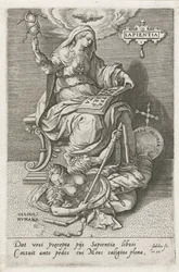 Weisheit (Sapientia) überwindet menschliche Verwirrung (Caligo Humana)