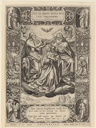 Die Krönung der Jungfrau Maria, 1576.