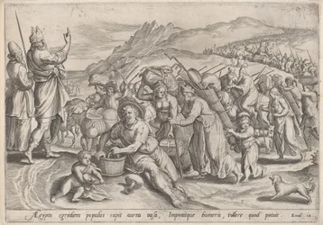 Der Auszug aus Ägypten, ca. 1585