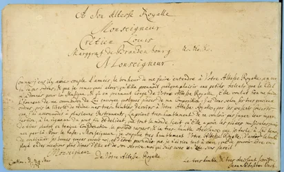Handschriftliche Widmung der 