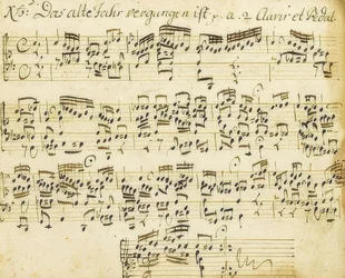 Orgel-Choral Präludium. Aus dem Orgelbüchlein