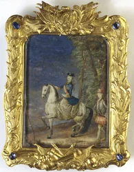 Reiterporträt von Kaiserin Katharina II. 1729-1796