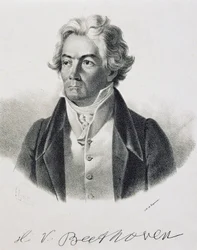 Porträt von Ludwig van Beethoven