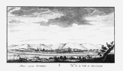 Ansicht von Kusnezki, ca. 1735