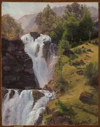 Der Reichenbachfall bei Meiringen