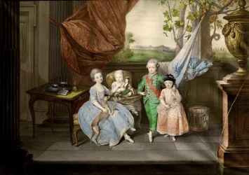 Die Kinder von Ferdinand von Parma Louis, Carolina, Maria Antonia und Carlotta
