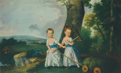 Kinderkleidung: Die Blunt-Jungen, ca. 1767, 1948