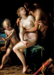 Jupiter, Antiope und Amor