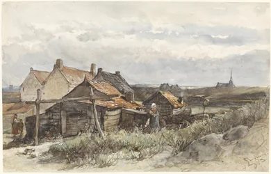 Fischerhäuser in Scheveningen