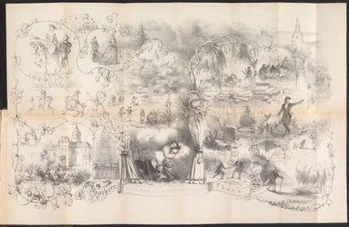 Karikatur im Leidener Studentenalmanach, 1856