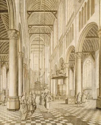 Innenraum der Neuen Kirche, Delft