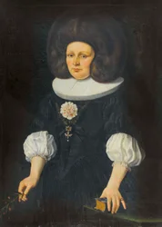 Bildnis einer Dame mit Gebetbuch