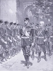 Seine Kaiserliche Majestät der Zar, Illustration aus Cassells Geschichte des Russisch-Japanischen Krieges Band 1, ca. 1900
