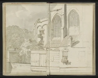 Rückseite der Nieuwe Kerk in Delft
