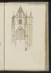 Fassade der Grote Kerk in Haarlem