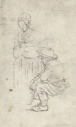 Bauer und Bäuerin