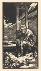 Der Tod bei der Guillotine