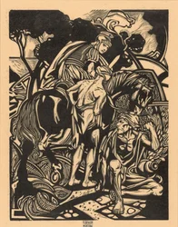 Römischer Reiter zu Pferd