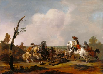 Kampfszene, um 1651-52