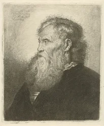 Porträt eines alten Mannes mit Bart