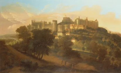Ein Ausblick auf Windsor Castle von Süden