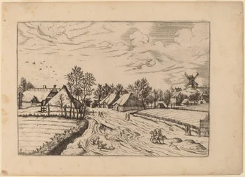 Dorf mit Postmühle