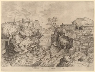 Prospectus Tyburtinus (Ansicht des Tibers)