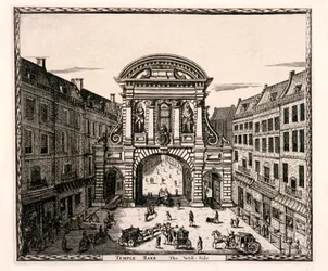 Temple Bar, London, ca. 1700