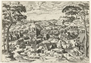 Landschaft mit dem heiligen Antonius